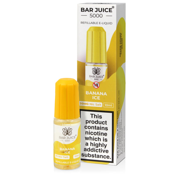 Banana Ice Nic Salt E-liquid By Bar Juice 5000