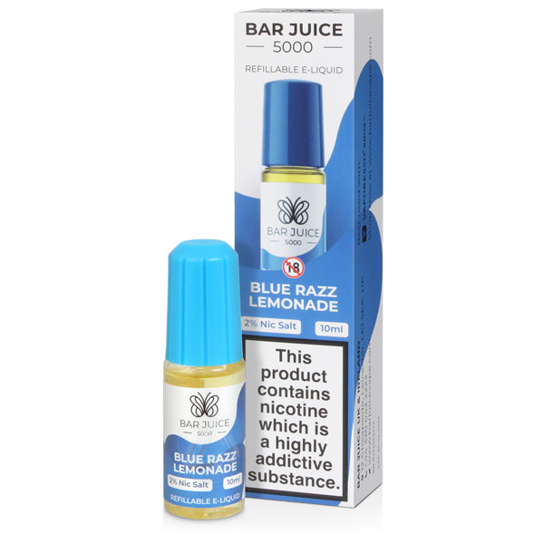 Blue Razz Lemonade Nic Salt E-liquid By Bar Juice 5000