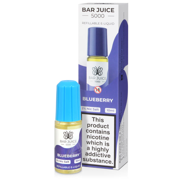 Blueberry Nic Salt E-liquid By Bar Juice 5000