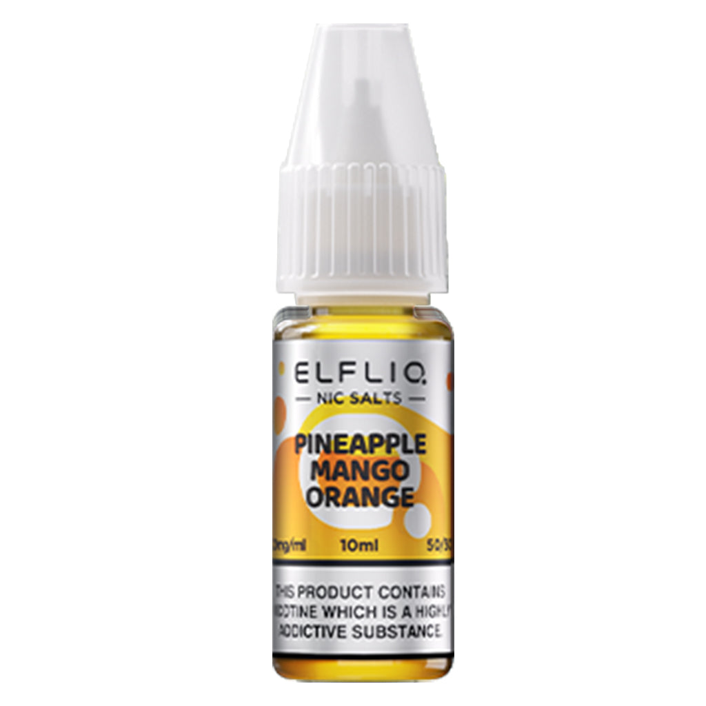 Pineapple Mango Orange Nic Salt E-liquid By Elfliq Elf Bar