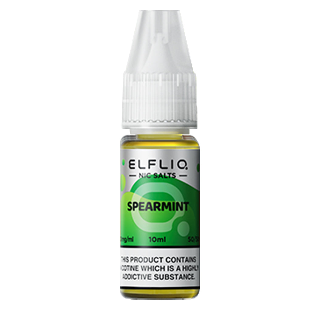 Spearmint Nic Salt E-liquid By Elfliq Elf Bar