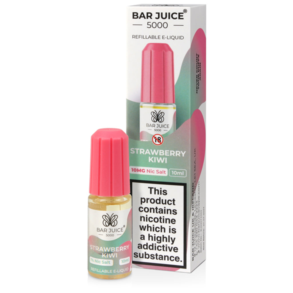 Strawberry Kiwi Nic Salt E-liquid By Bar Juice 5000