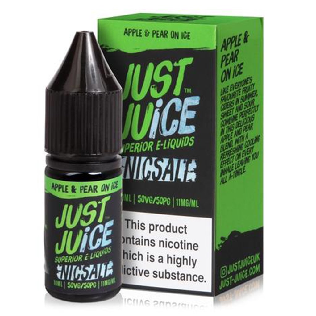 Apple and Pear on Ice Nic Salt E-liquid By Just Juice-The Vape House