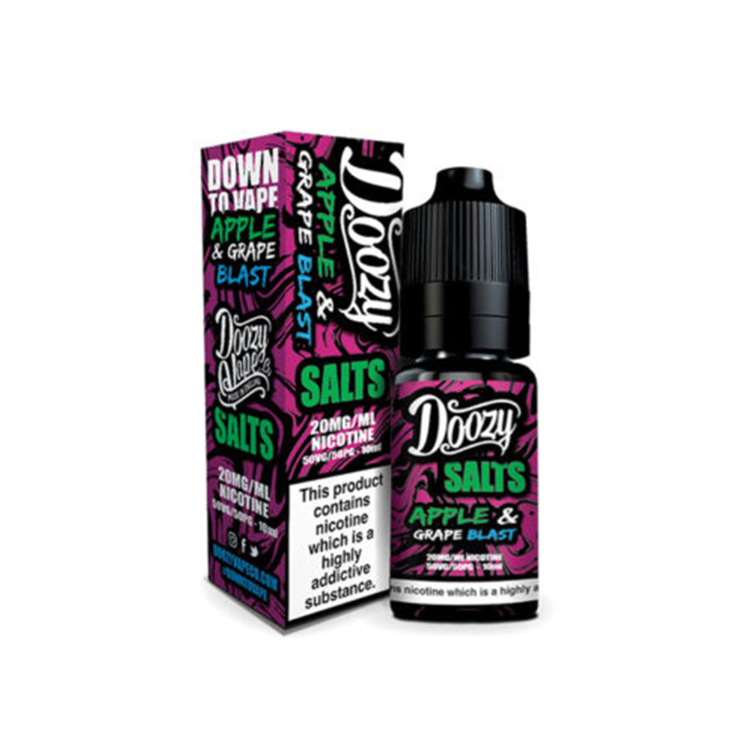 Apple and Grape Blast Nic Salt E-Liquid by Doozy Salts