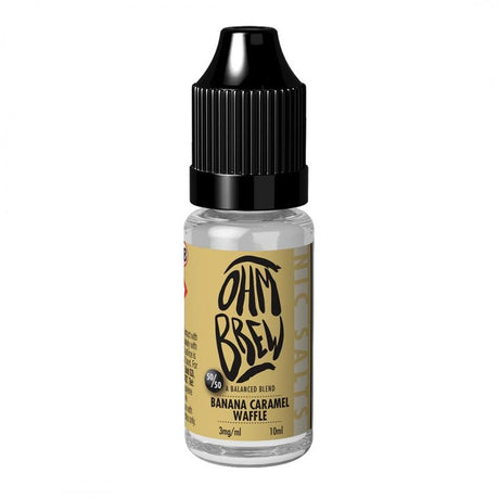 Banana Caramel Waffle Nic Salt E-liquid By Ohm Brew-The Vape House