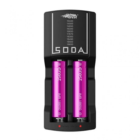 Efest Soda Dual Battery Charger-The Vape House