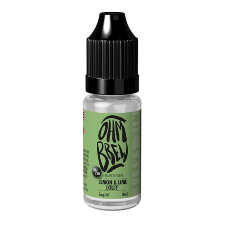 Lemon & Lime Lolly Nic Salt E-liquid By Ohm Brew-The Vape House