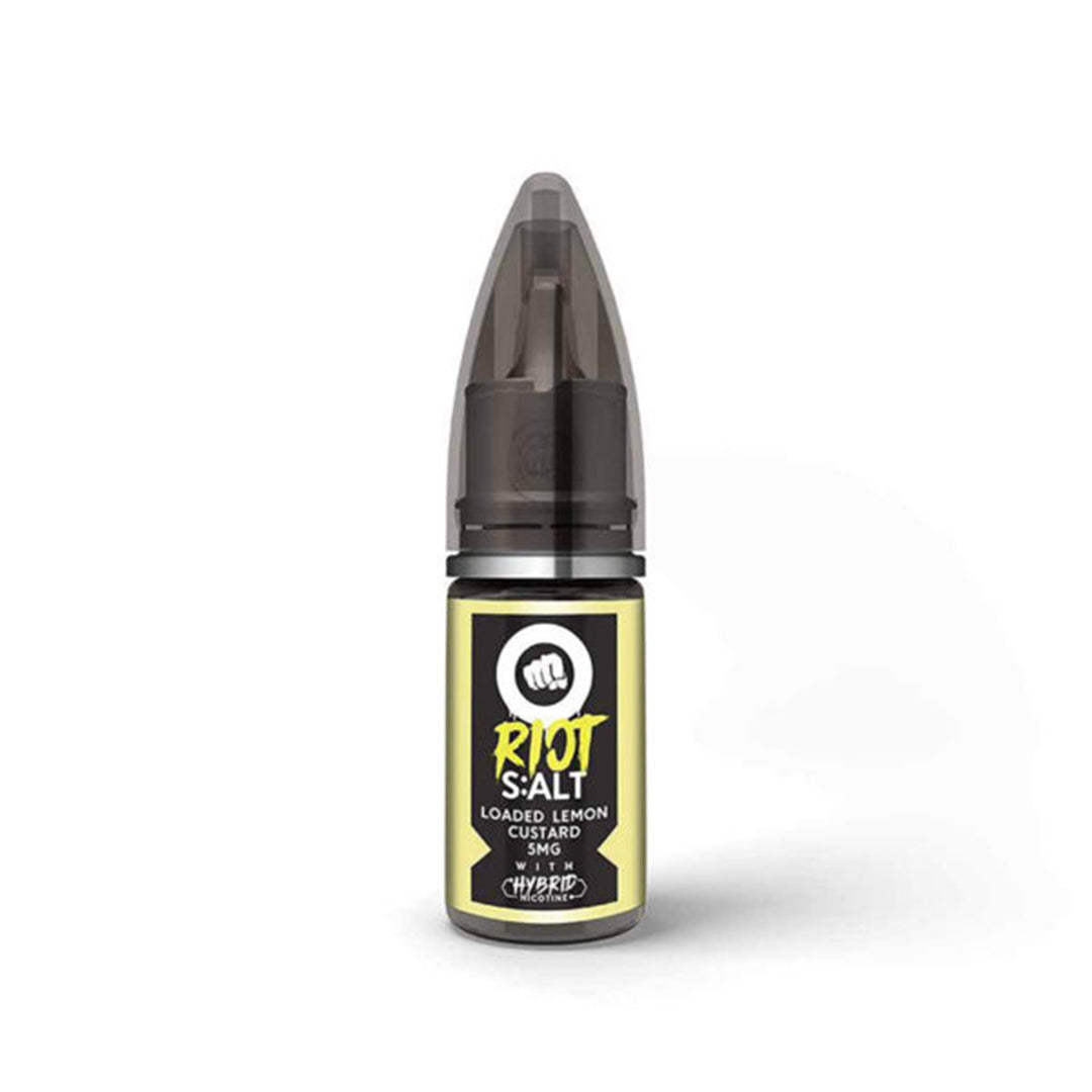 Loaded Lemon Custard Nic Salt E-liquid by Riot Squad