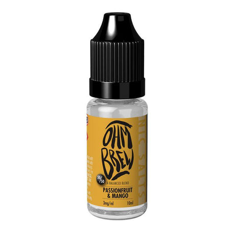 Passionfruit & Mango Nic Salt E-liquid By Ohm Brew-The Vape House