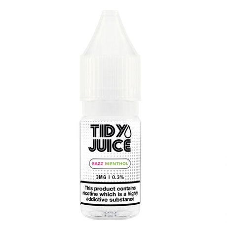 Razz Menthol E-liquid by Tidy Juice 10ml-The Vape House