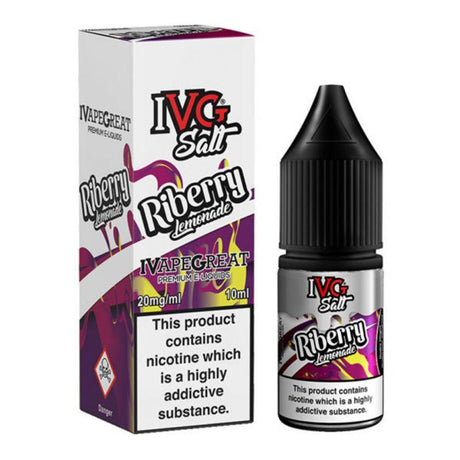 Riberry Lemonade Nic Salt E-liquid By IVG-The Vape House