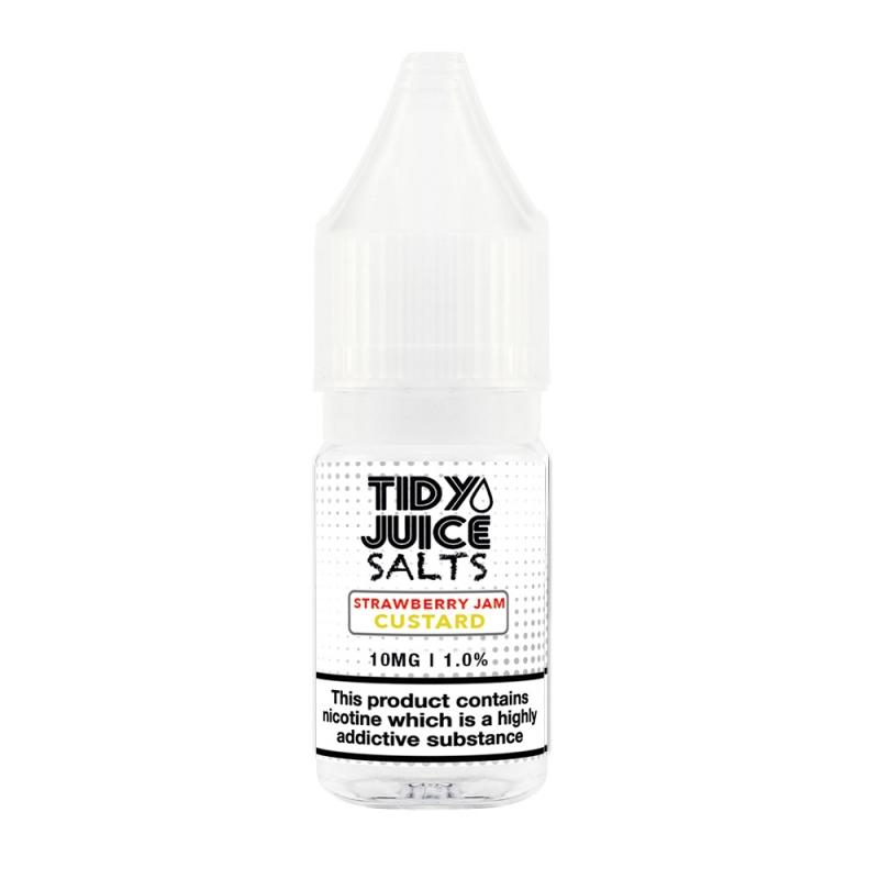 Strawberry Jam Custard Nic Salts E-liquid by Tidy Juice-The Vape House