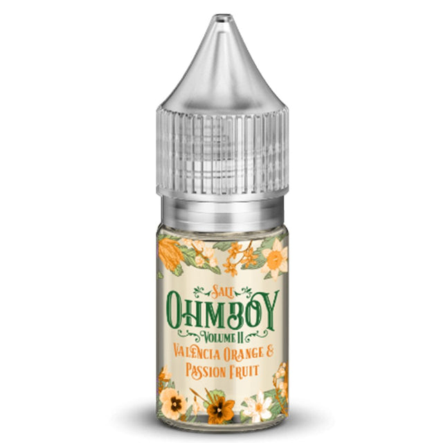 Valencia Orange and Passion Fruit Ohm Boy Salts E-liquid-The Vape House